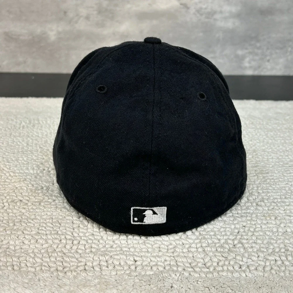 Vintage New Era Diamond Collection Chicago White Sox Fitted Hat 7 1/2 Wool USA